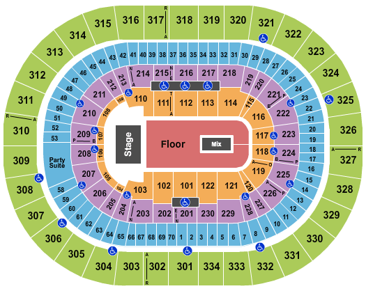Moda Center Hozier Seating Chart